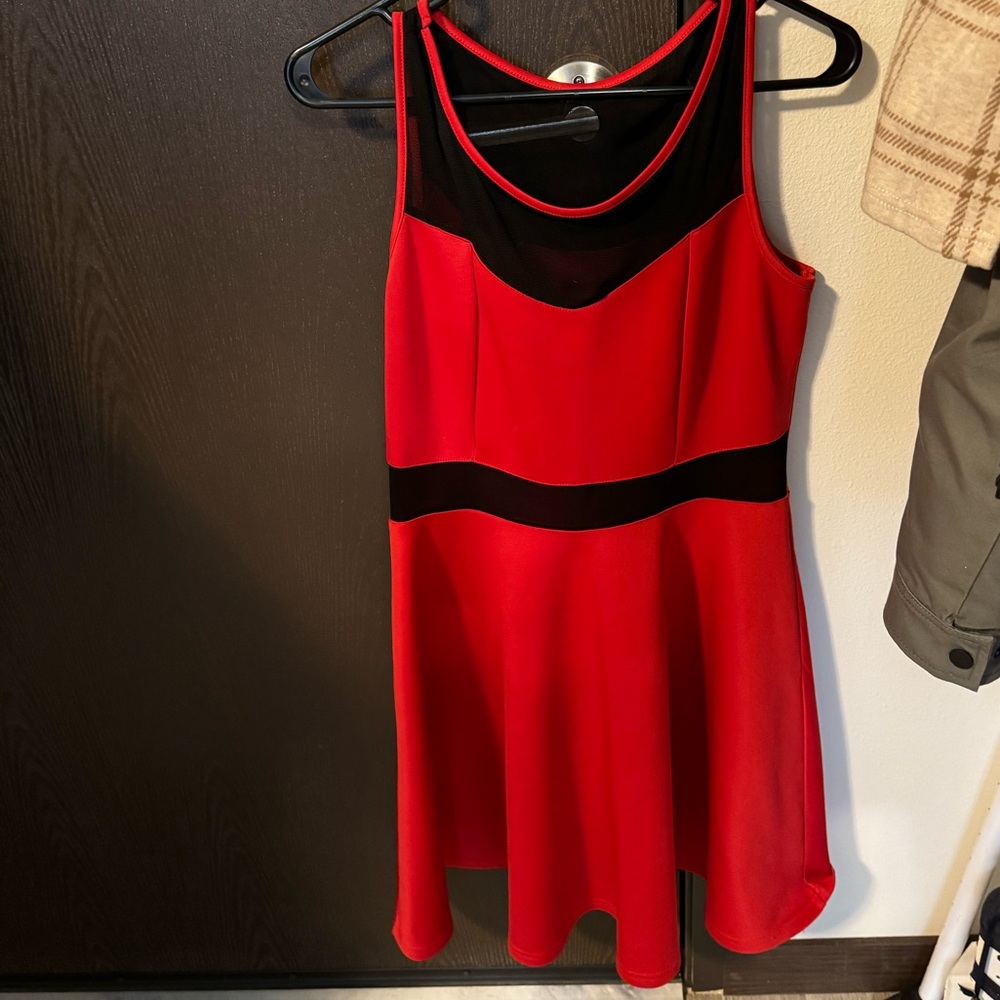 Red dress